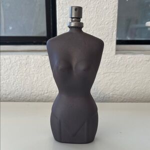 Masculine Torso Spray Bottle Home Accent - Matte Dark Brown